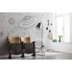 Komar Vlies Fototapete Cosmos Sketch 300×280 cm Komar Vlies Fototapete Cosmos Sketch 300×280 cm