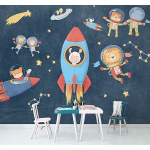 Komar Vlies Fototapete Friends in Space 350×280 cm Komar Vlies Fototapete Friends in Space 350×280 cm