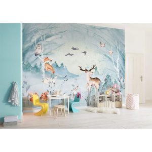 Komar Vlies Fototapete Animal Sleepover 350×280 cm Komar Vlies Fototapete Animal Sleepover 350×280 cm