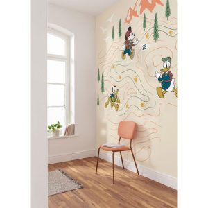 Komar Vlies Fototapete Mickey Meets the Mountain 300×280 cm Komar Vlies Fototapete Mickey Meets the Mountain 300×280 cm