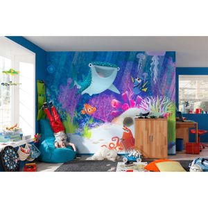 Komar  Vlies Fototapete Dory Aqua Party 300×280 cm