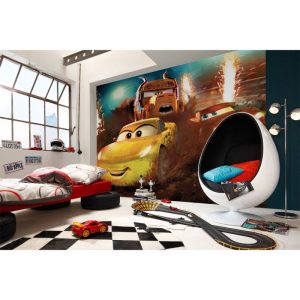 Komar  Vlies Fototapete Cars Dirt Track 350×250 cm