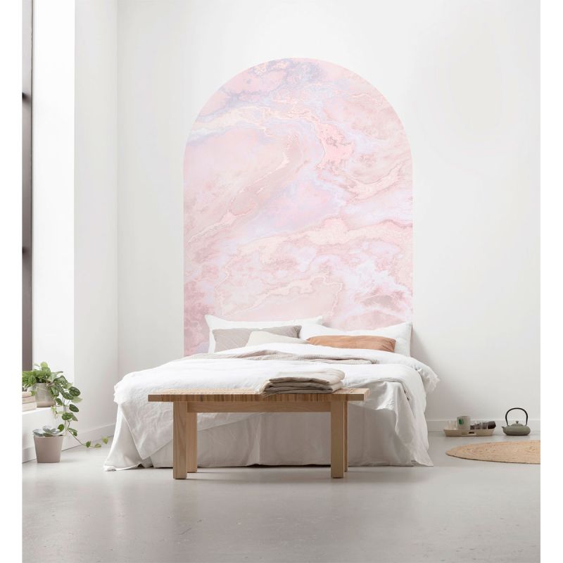 Komar  Selbstklebende Vlies Fototapete Mármol Rosa 127x200 cm
