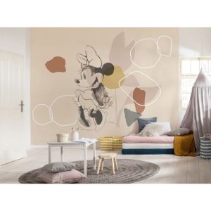 Komar  Vlies Fototapete Minnie Soft Shapes 350×280 cm