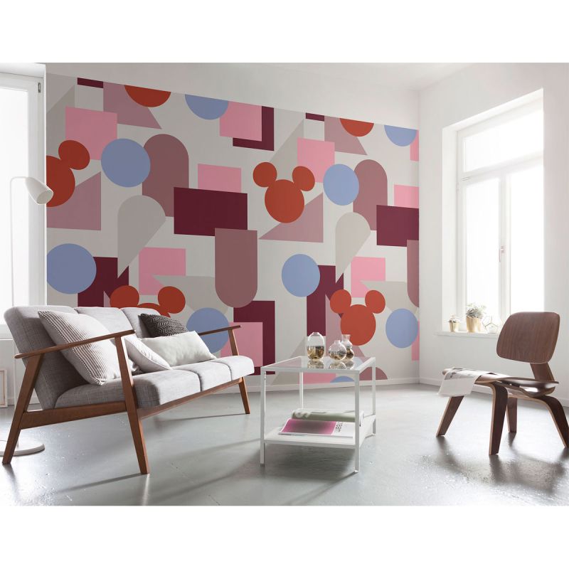 Komar  Vlies Fototapete Colourful Mickey 400x250 cm