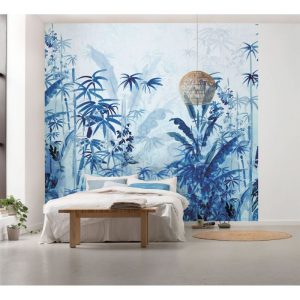 Komar Vlies Fototapete Blue Jungle 300×280 cm Komar Vlies Fototapete Blue Jungle 300×280 cm