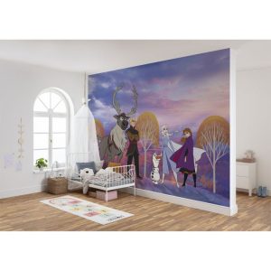 Komar Vlies Fototapete Frozen Autumn Forest 400×280 cm Komar Vlies Fototapete Frozen Autumn Forest 400×280 cm