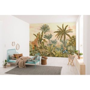 Komar Vlies Fototapete Tropical Vintage Garden 400×280 cm Komar Vlies Fototapete Tropical Vintage Garden 400×280 cm