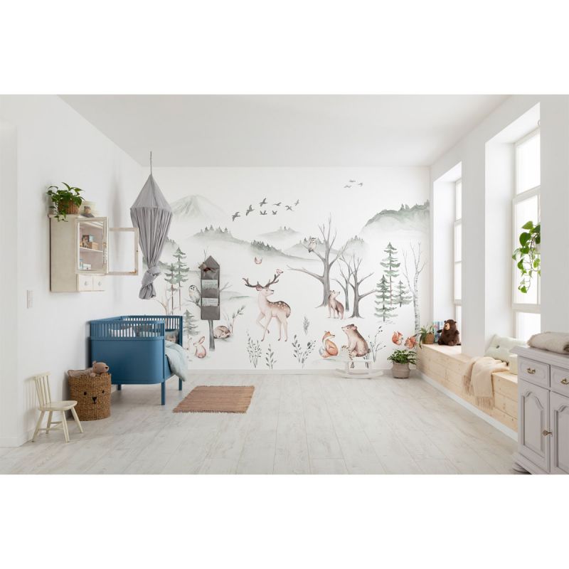 Komar  Vlies Fototapete Cozy Woods 400x280 cm