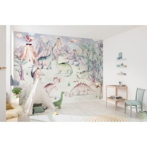 Komar Vlies Fototapete Dino Playground 400×280 cm Komar Vlies Fototapete Dino Playground 400×280 cm