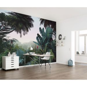 Komar Vlies Fototapete Jungle Morning 400×250 cm Komar Vlies Fototapete Jungle Morning 400×250 cm