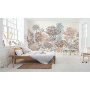 Komar  Vlies Fototapete Painted Trees 400×280 cm