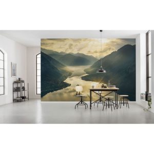 Komar Vlies Fototapete Gold Mountains 400×250 cm Komar Vlies Fototapete Gold Mountains 400×250 cm