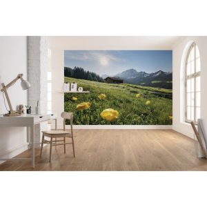 Komar Vlies Fototapete Alpenglück 400×280 cm Komar Vlies Fototapete Alpenglück 400×280 cm