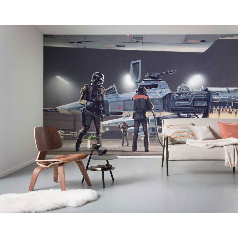 Komar  Vlies Fototapete Star Wars Classic Yavin Y-Wing 500x250 cm