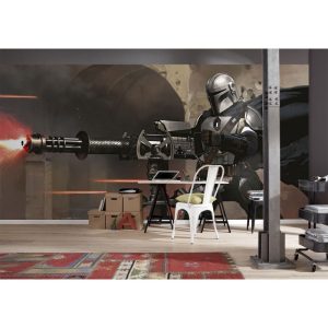 Komar Vlies Fototapete Star Wars The Mandalorian Blaster 500×250 cm Komar Vlies Fototapete Star Wars The Mandalorian Blaster 500×250 cm