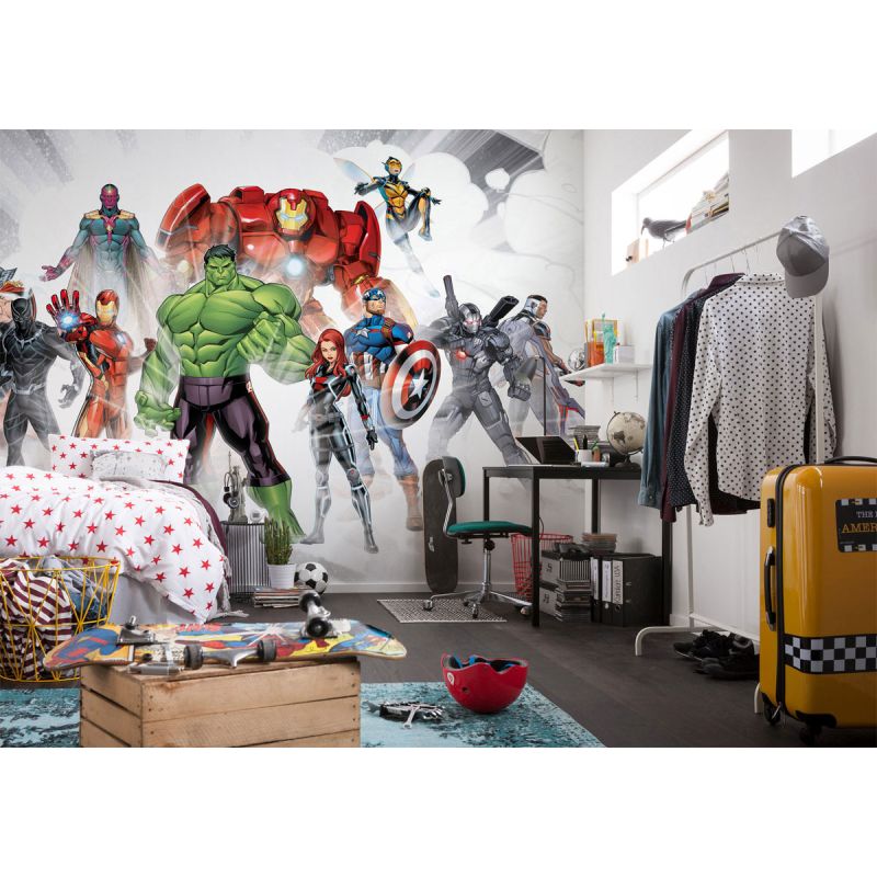 Komar  Vlies Fototapete Avengers Unite 500x280 cm