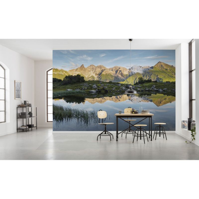 Komar  Vlies Fototapete Allgäu Spiegel 450x280 cm