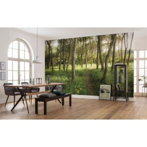 Komar Vlies Fototapete Blütenzauberwald 450×280 cm Komar Vlies Fototapete Blütenzauberwald 450×280 cm