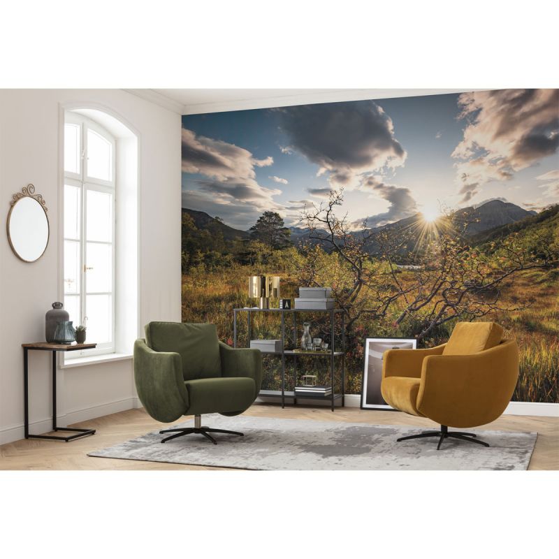 Komar  Vlies Fototapete Norwegische Herbstwelten 450x280 cm