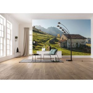 Komar Vlies Fototapete Picos de Europe Alm 450×280 cm Komar Vlies Fototapete Picos de Europe Alm 450×280 cm