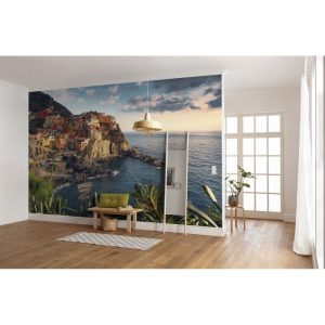Komar Vlies Fototapete The picturesque Village 450×280 cm Komar Vlies Fototapete The picturesque Village 450×280 cm