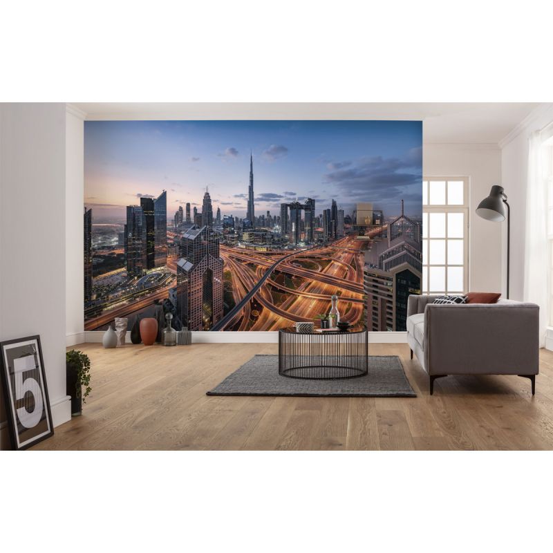 Komar  Vlies Fototapete Lights of Dubai 450x280 cm