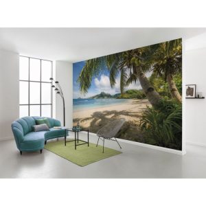 Komar Vlies Fototapete Strandoase Südsee 450×280 cm Komar Vlies Fototapete Strandoase Südsee 450×280 cm