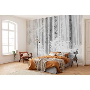 Komar Vlies Fototapete Winter Wood 400×280 cm Komar Vlies Fototapete Winter Wood 400×280 cm