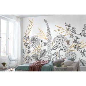 Komar Vlies Fototapete Bumble Bee 400×280 cm Komar Vlies Fototapete Bumble Bee 400×280 cm
