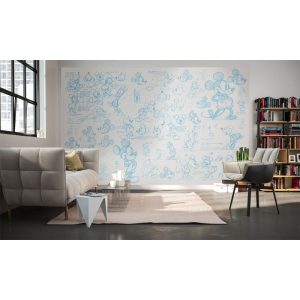Komar Vlies Fototapete Mickey Sketches 400×250 cm Komar Vlies Fototapete Mickey Sketches 400×250 cm
