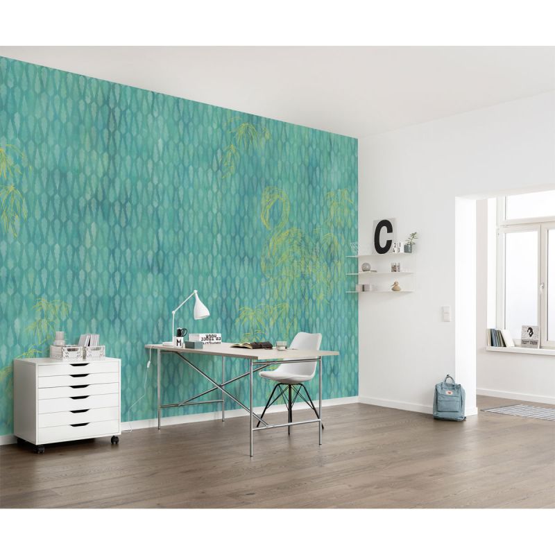 Komar  Vlies Fototapete Wild Flamingo 400x250 cm