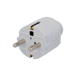 Unitec Schuko-Stecker PVC zentr. Einführ. Unitec Schuko-Stecker PVC zentr. Einführ.