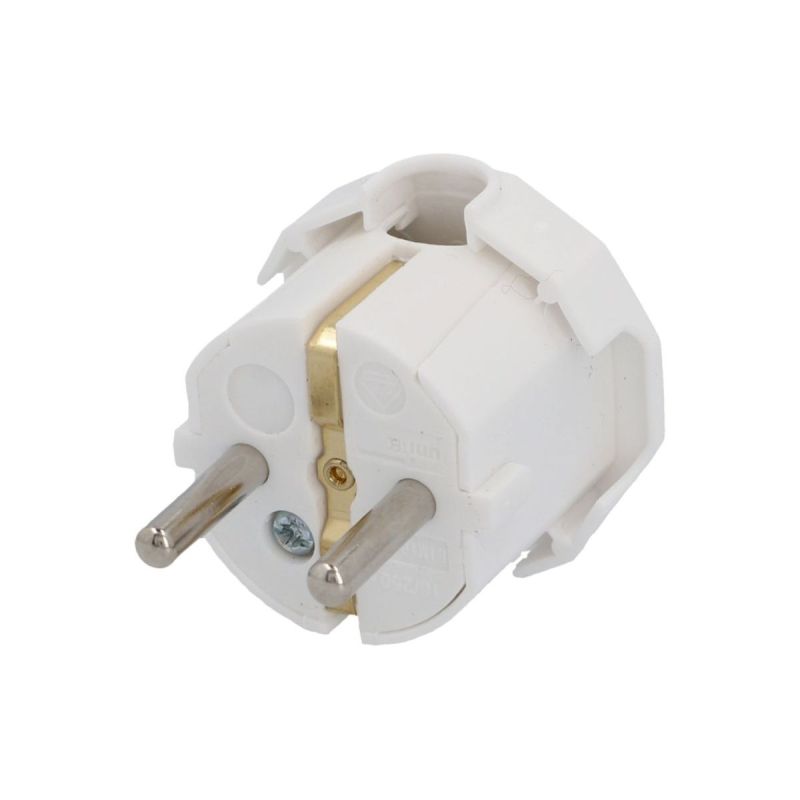 Unitec Stecker Weiss Seitl.einführung Lose