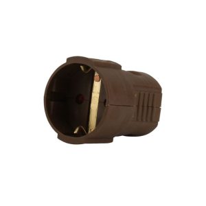 Unitec Schuko-Kupplung Braun Lose Unitec Schuko-Kupplung Braun Lose