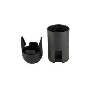 Unitec Lampen-Fassung E14, Glattmatnel, schwarz Unitec Lampen-Fassung E14, Glattmatnel, schwarz