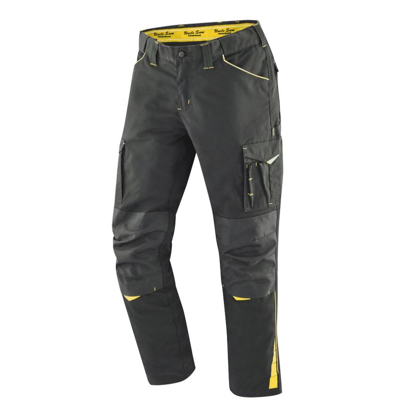 Terrax Workwear Arbeitshose schwarz gelb Gr. 52
