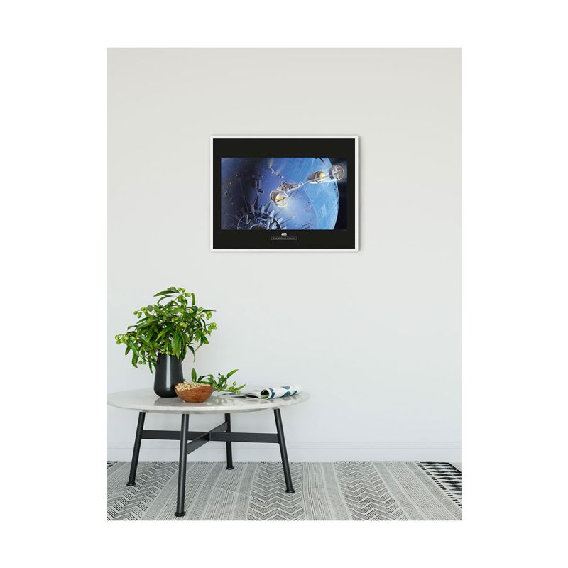 Komar  Wandbild Star Wars Classic Death Star Attack 70x50 cm
