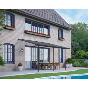 Palram Canopia Capri Alu Terrassenüberdachung Polycarbonat 3×4,3 m grau Palram Canopia Capri Alu Terrassenüberdachung Polycarbonat 3×4,3 m grau