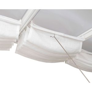 Palram Canopia Terassenüberdachung Jalousien 3×4,3 m weiß