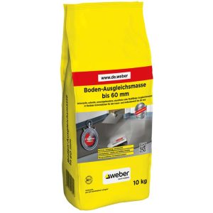 Weber  Bodenausgleichsmasse bis 60 mm 10 kg