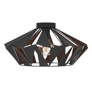 Eglo LED Deckenleuchte Carlton 6 schwarz/kupfer Eglo LED Deckenleuchte Carlton 6 schwarz/kupfer