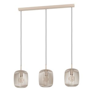 Eglo LED Pendelleuchte Romazzina 3-flammig sandfarben Eglo LED Pendelleuchte Romazzina 3-flammig sandfarben