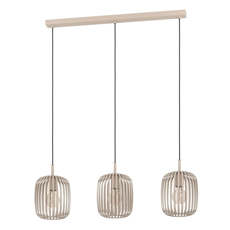 Eglo  LED Pendelleuchte Romazzina 3-flammig sandfarben