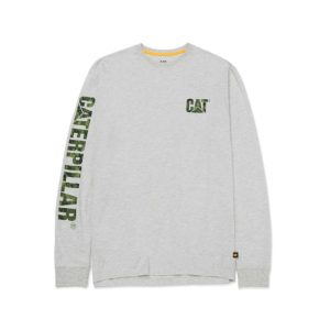 CAT Langarmshirt Banner Cream Gr. L CAT Langarmshirt Banner Cream Gr. L