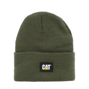 CAT Strickmütze Label Cuff oliv CAT Strickmütze Label Cuff oliv