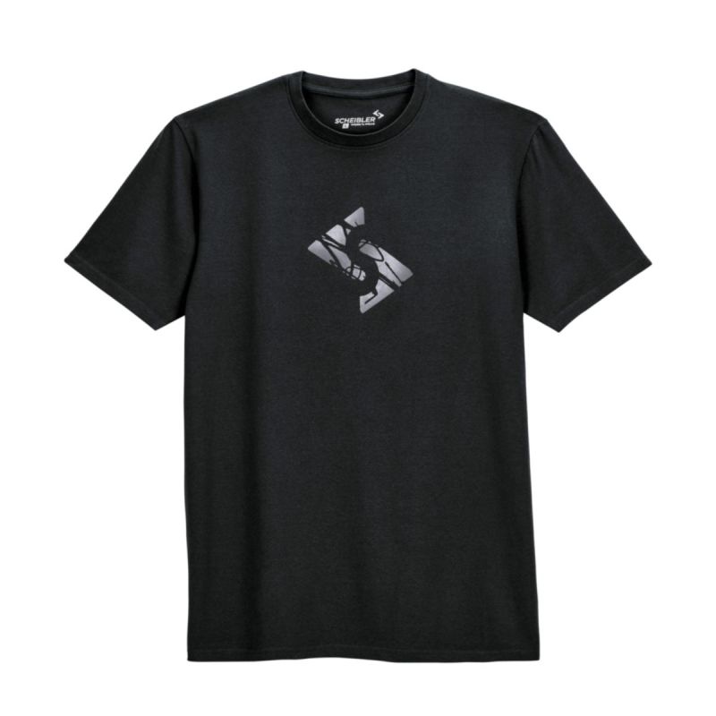 Scheibler T-Shirt Expansible schwarz