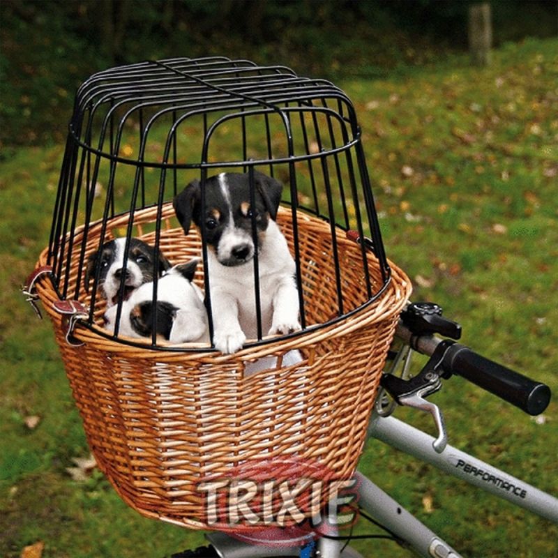 Trixie Fahrradkorb mit Gitter 44×48×33cm