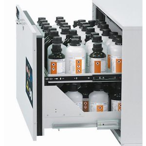 2. Auszugsebene für asecos Sicherheitsschränke der UB90 und UB30 Serie, Edelstahl 1.4301, B 446 x T 442 x H 45 mm, 3 l, bis 25 kg 2. Auszugsebene für asecos Sicherheitsschränke der UB90 und UB30 Serie, Edelstahl 1.4301, B 446 x T 442 x H 45 mm, 3 l, bis 25 kg