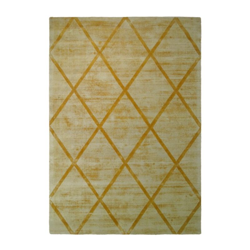 Kurzflorteppich „Luxury 210“ Gelb, 160x230cm